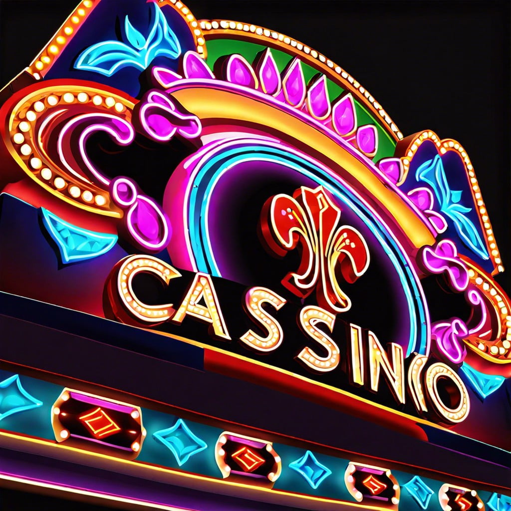 neon casino signs