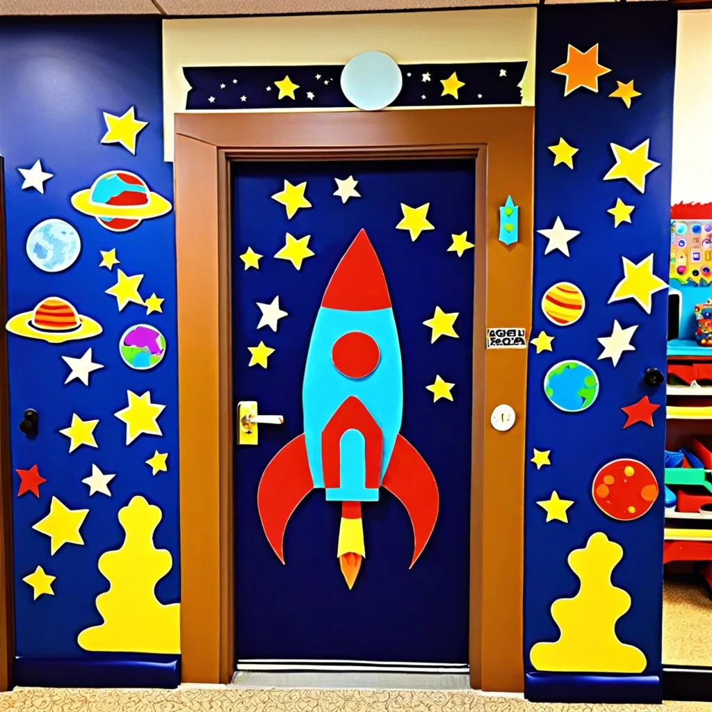 outer space rocket ship