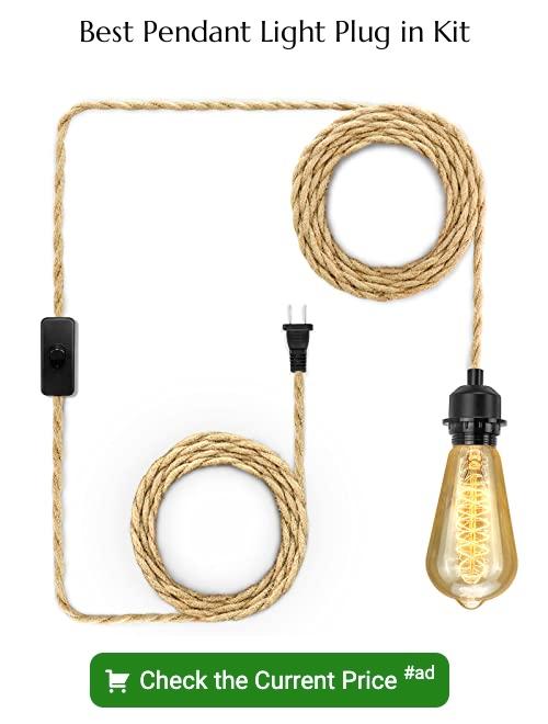 pendant light plug in kit