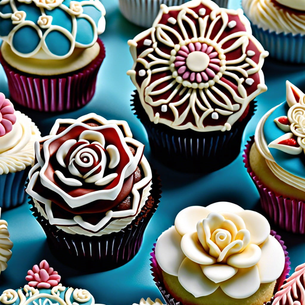 piped frosting designs