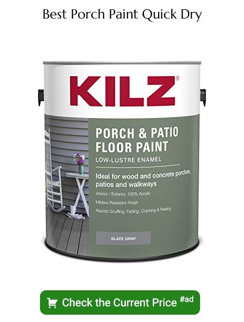 porch paint quick dry