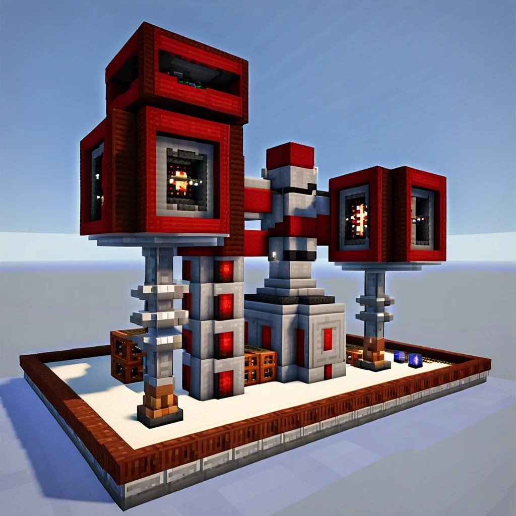 redstone powered laboratory