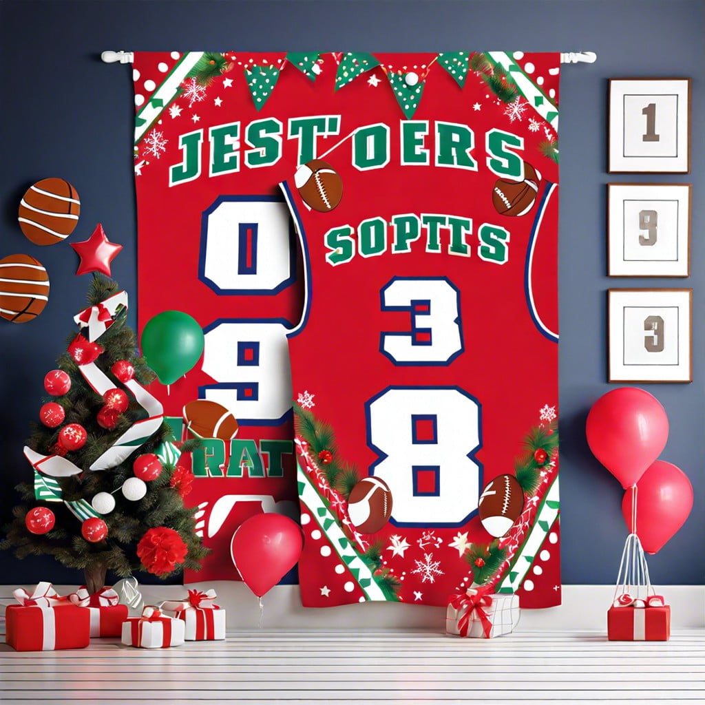 sports jersey banners