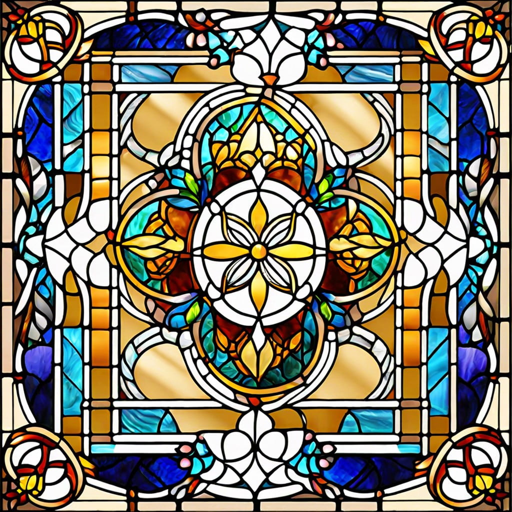 stained glass insert lattice
