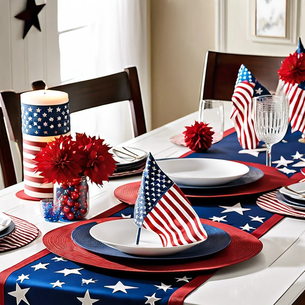star spangled table runner