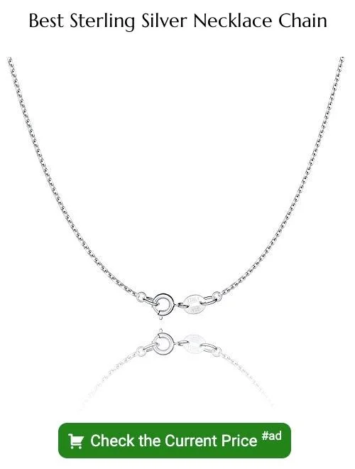 sterling silver necklace chain