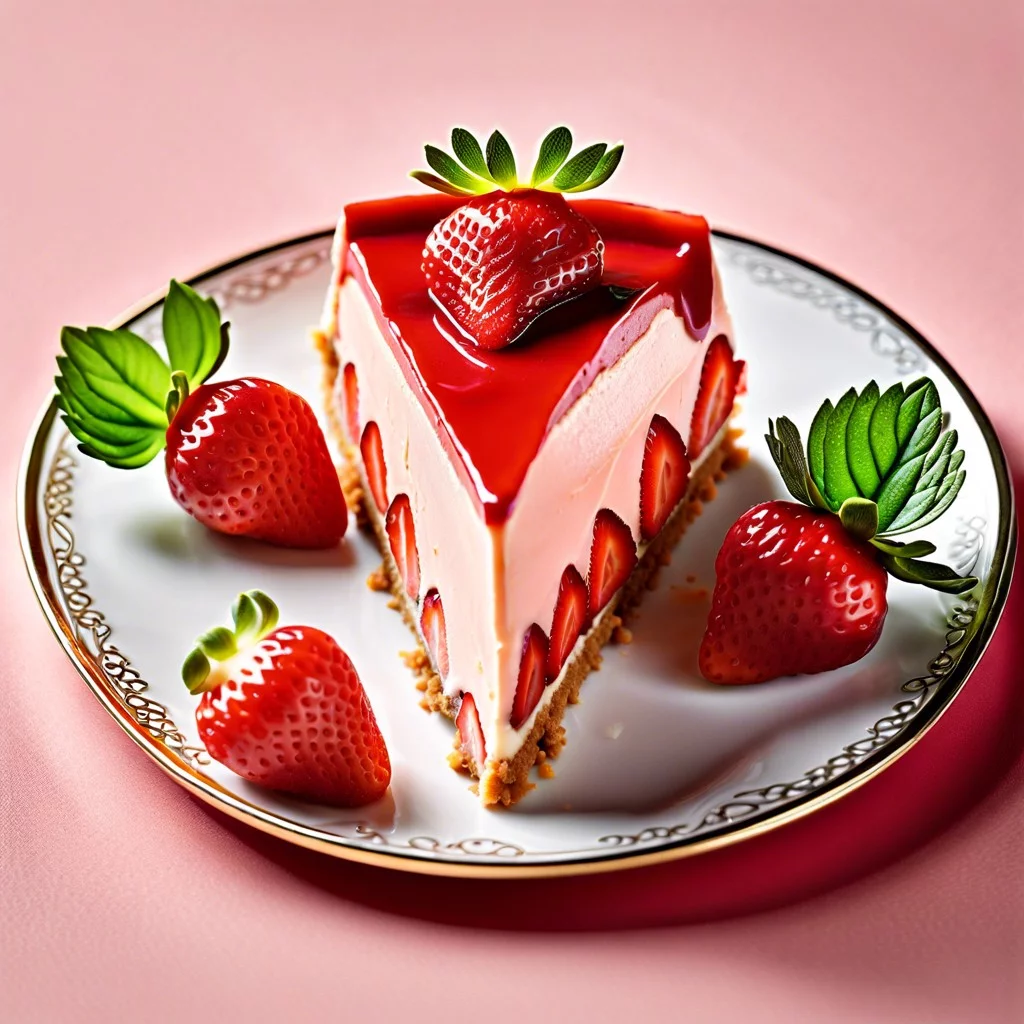strawberry fan slices