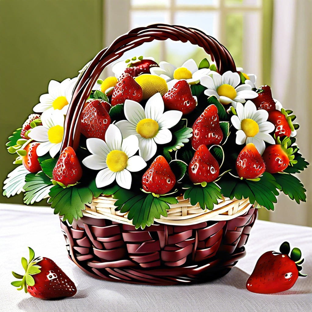 strawberry flower baskets