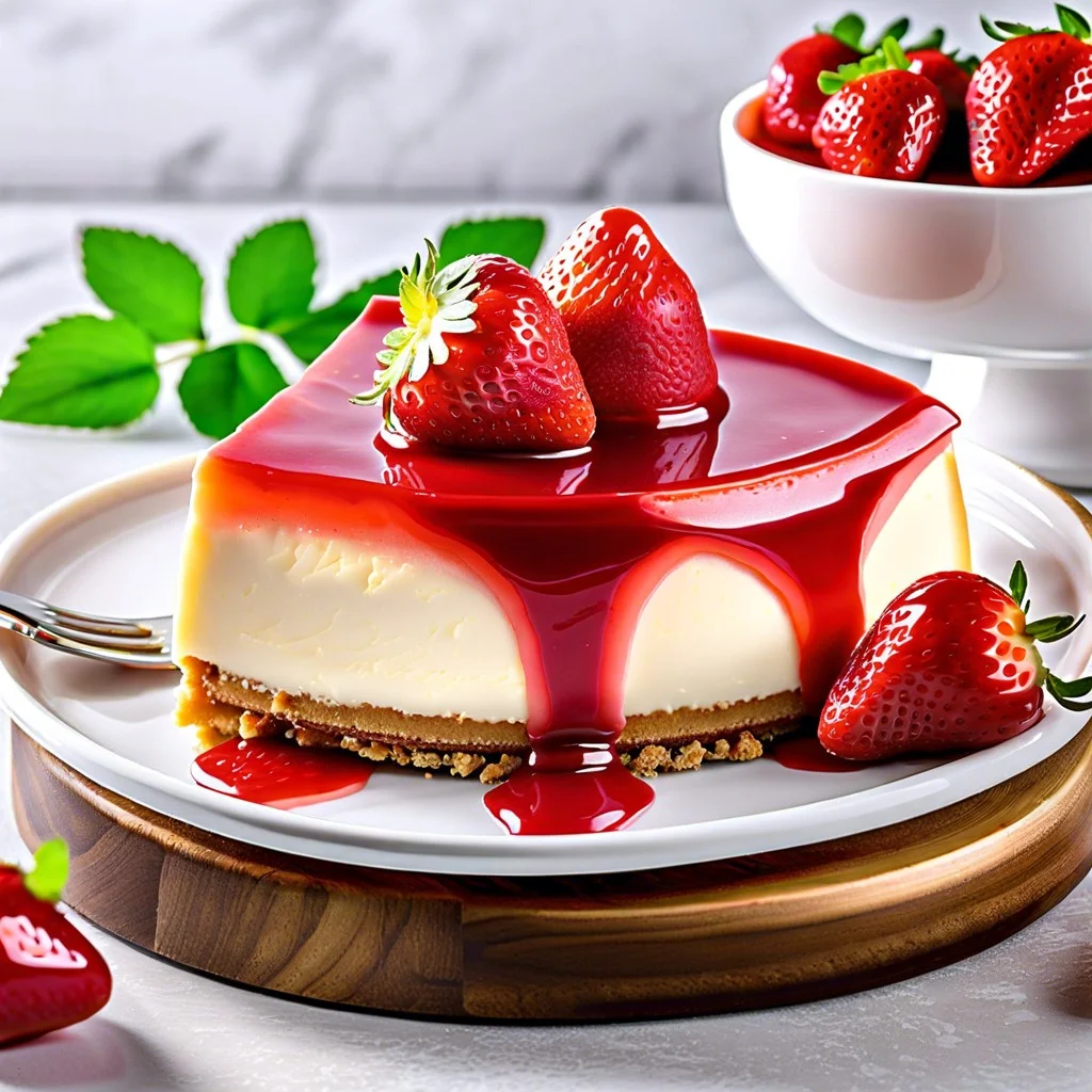 strawberry gelatin topping