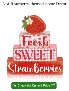 15 Strawberry Decoration Ideas to Sweeten Your Space