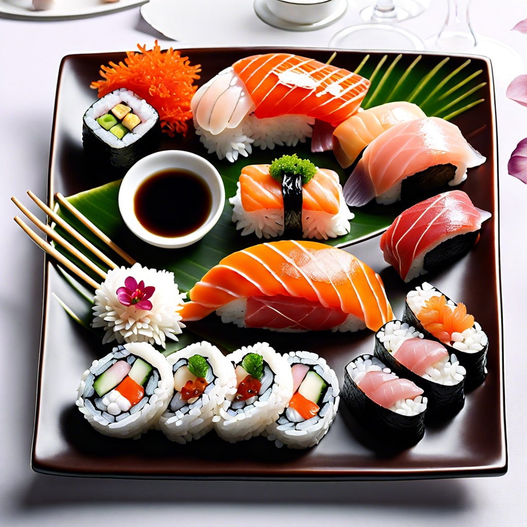 sushi art platters