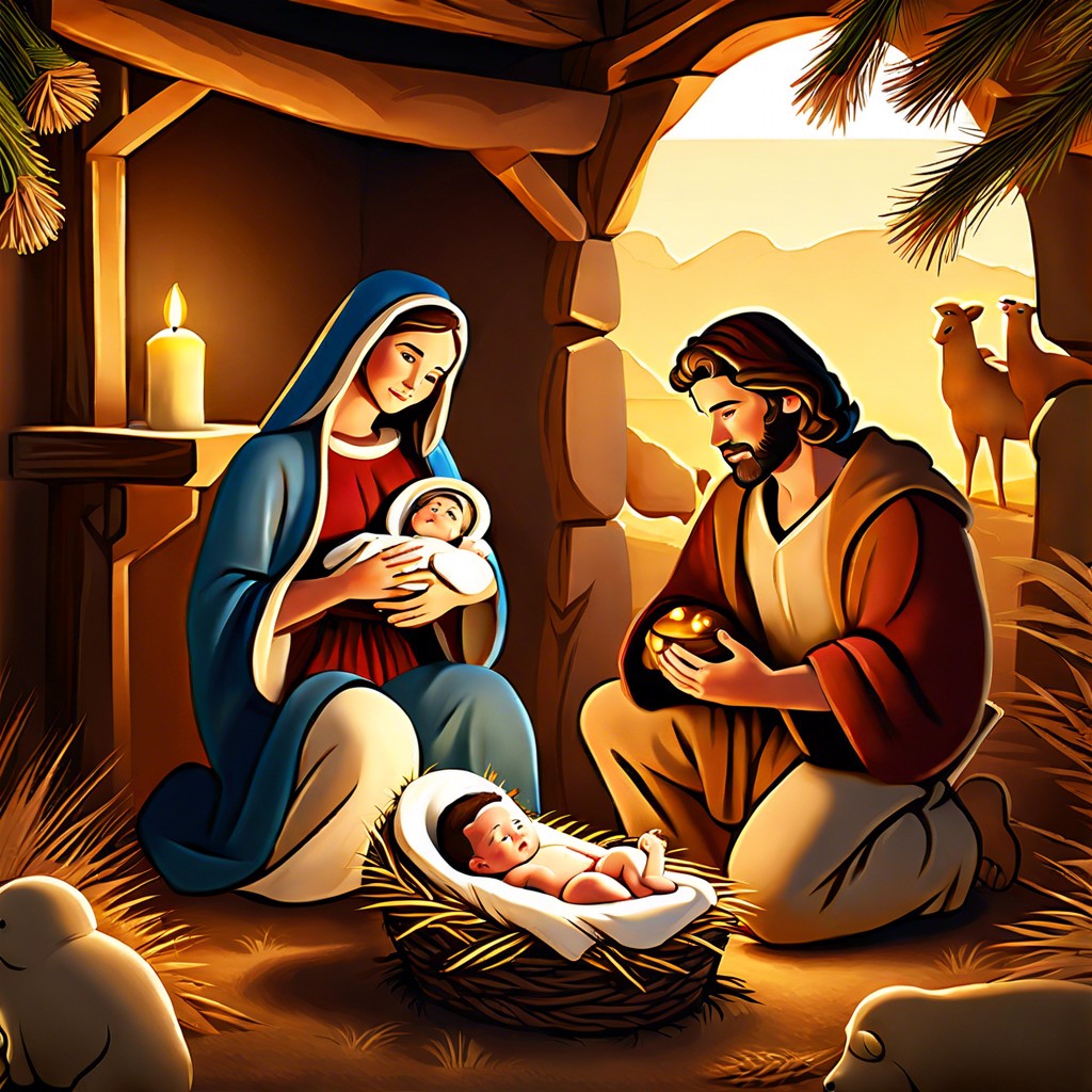 traditional nativity scenes
