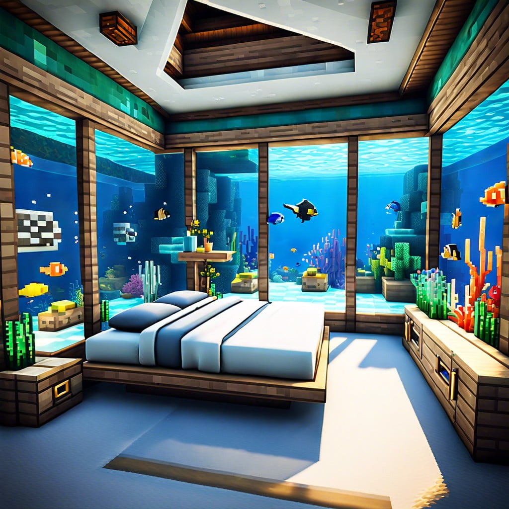 underwater glass bedroom