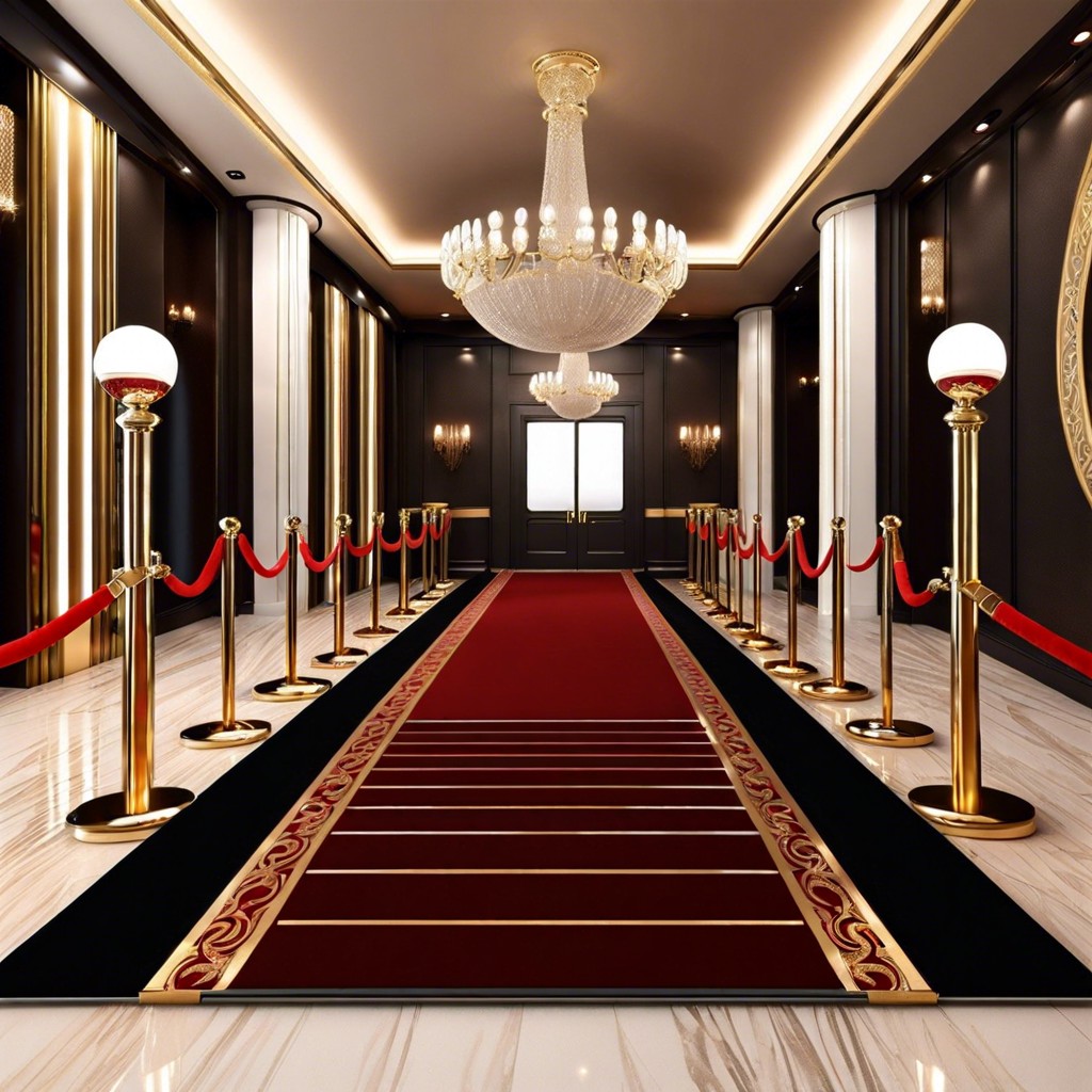 velvet ropes and stanchions