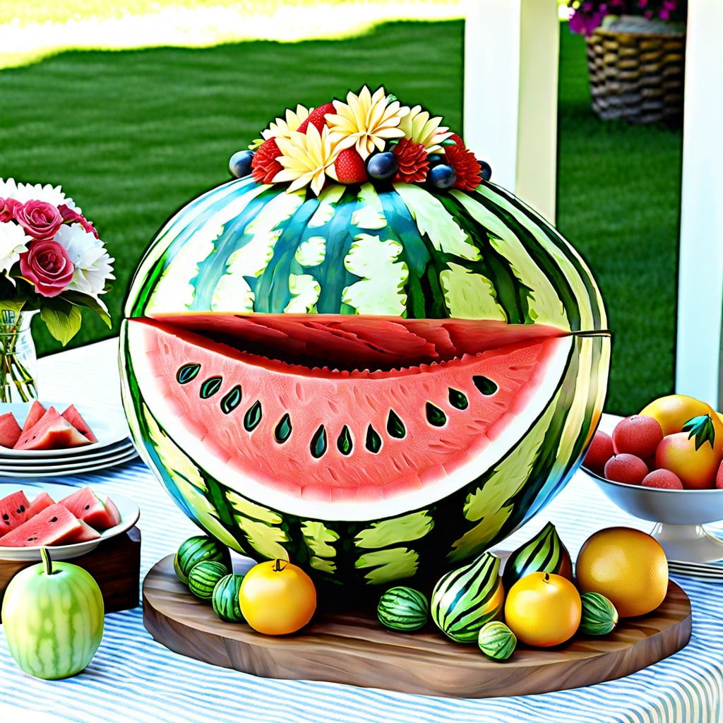watermelon carvings