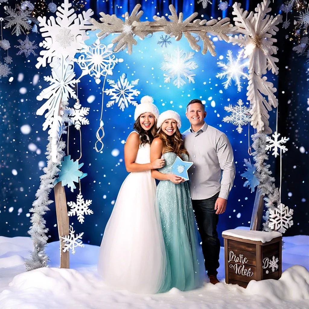 winter wonderland photo booth