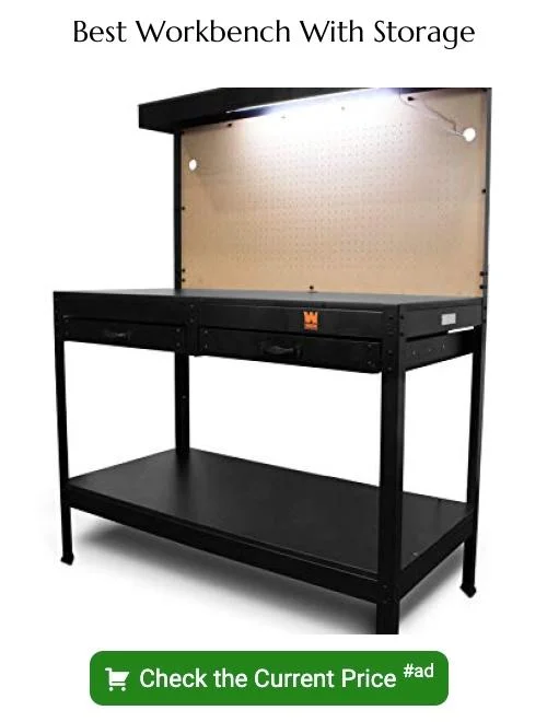 workbench with storage