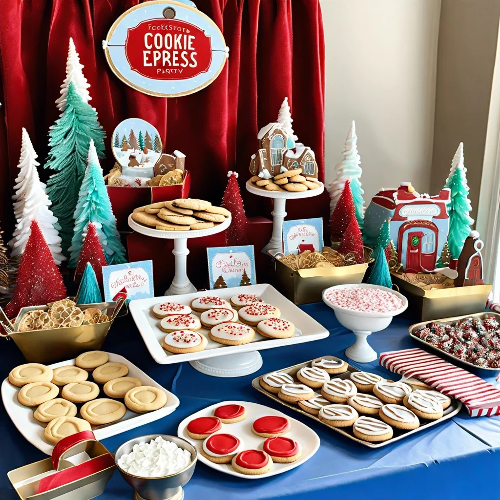 cookie decorating station