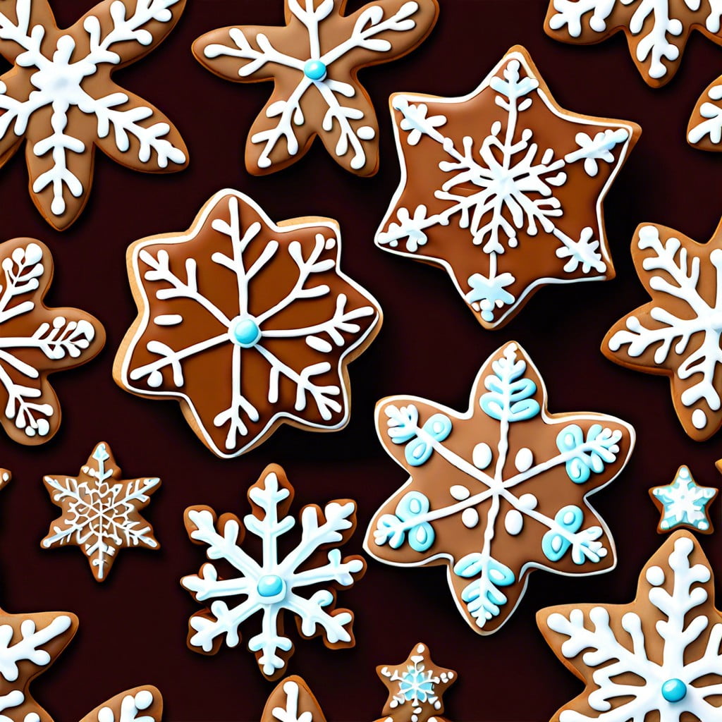 frosted cookie snowflakes