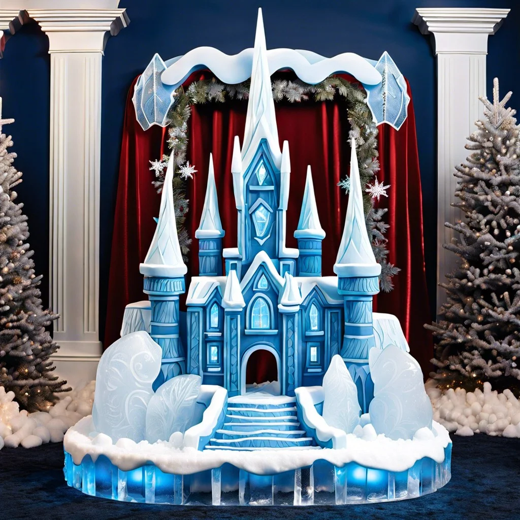 ice sculpture display