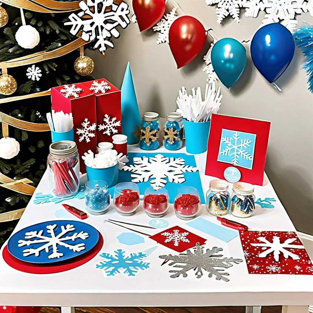 snowflake craft station