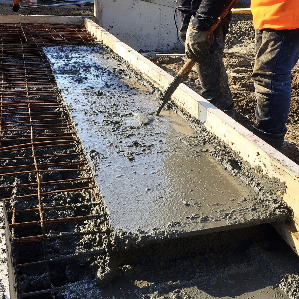 concrete pouring