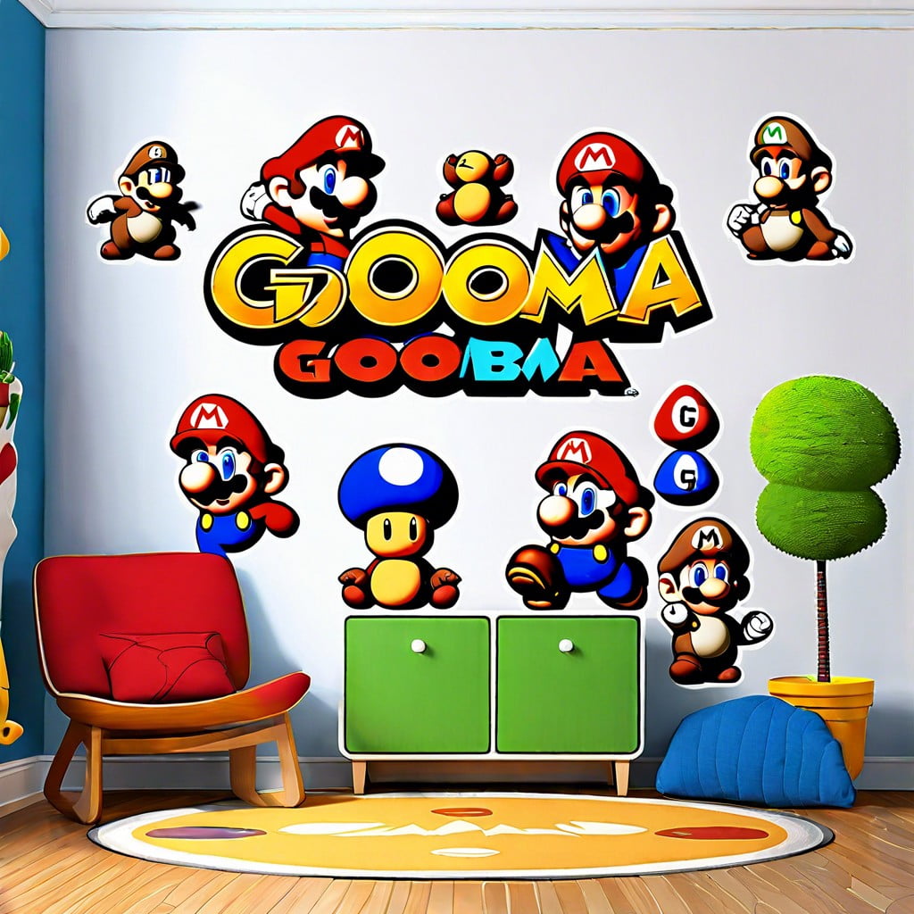 goomba wall decals