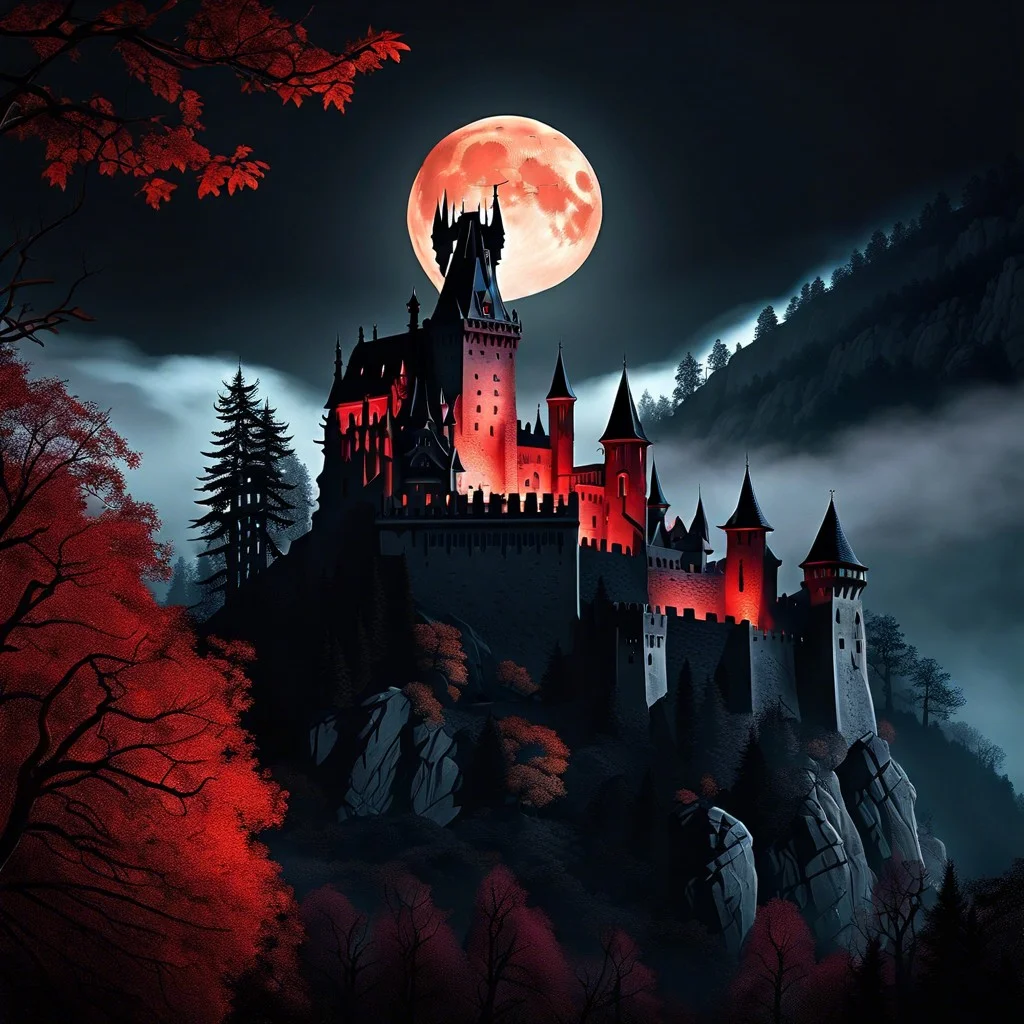 draculas castle view