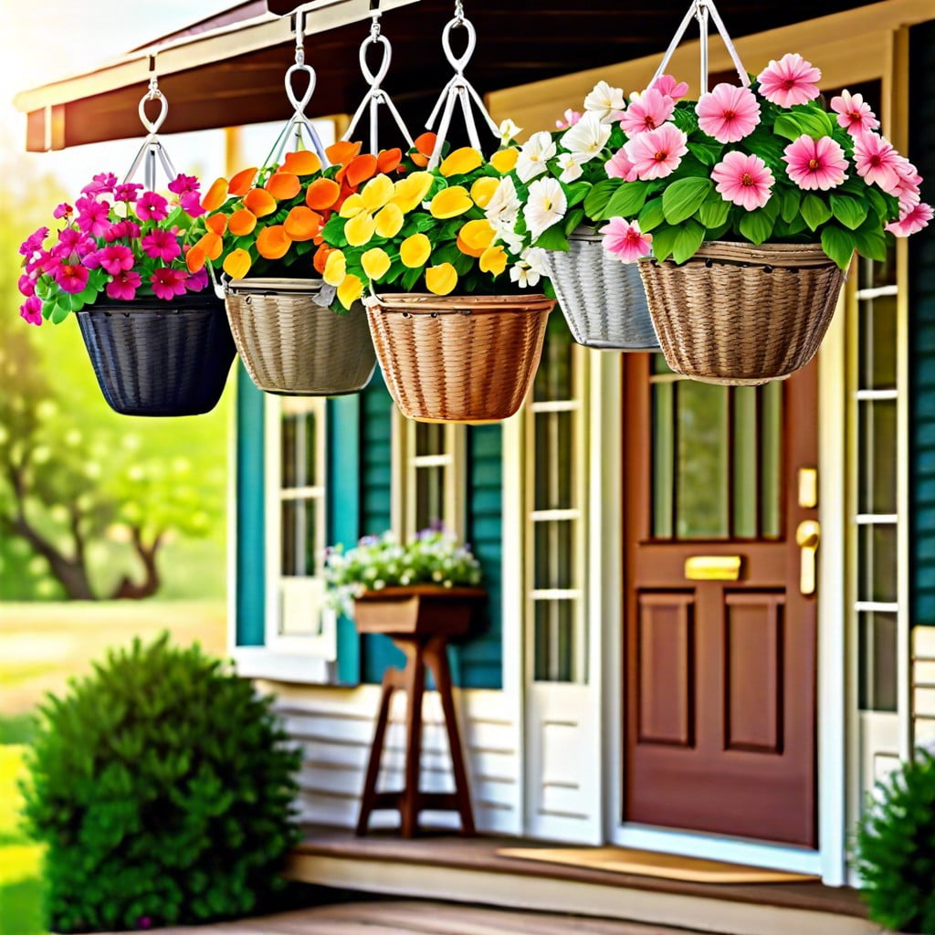 hanging flower baskets