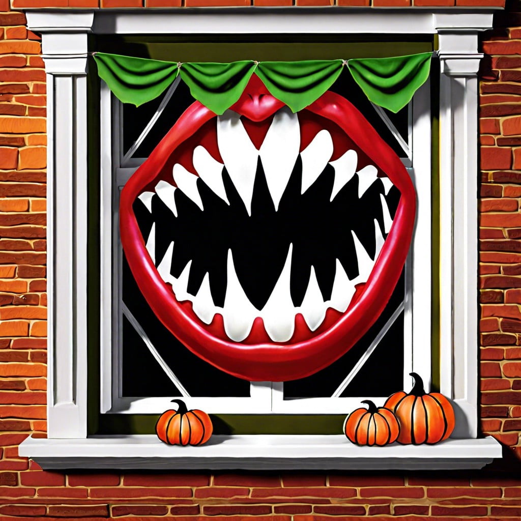 monster mouth window