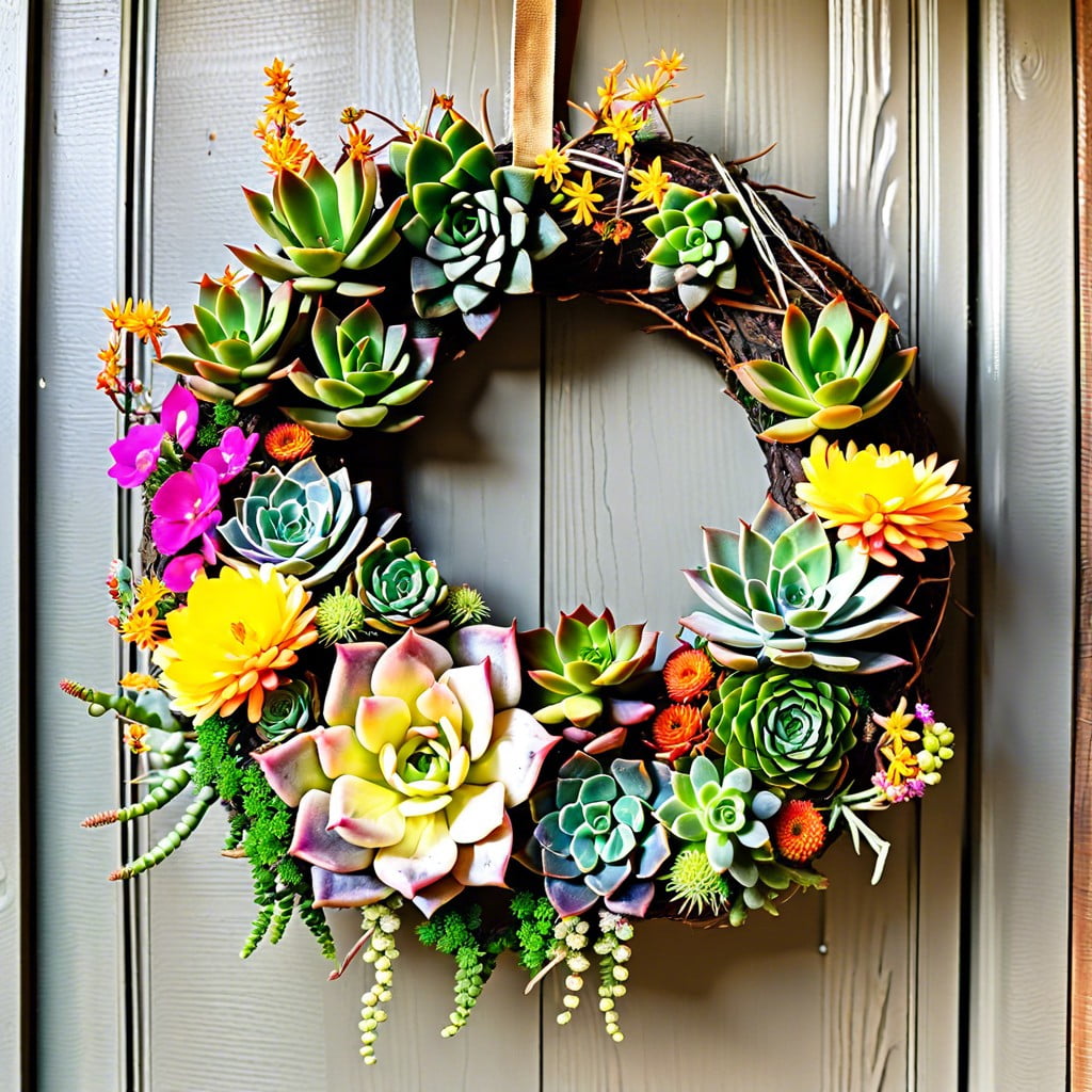 succulent wreath