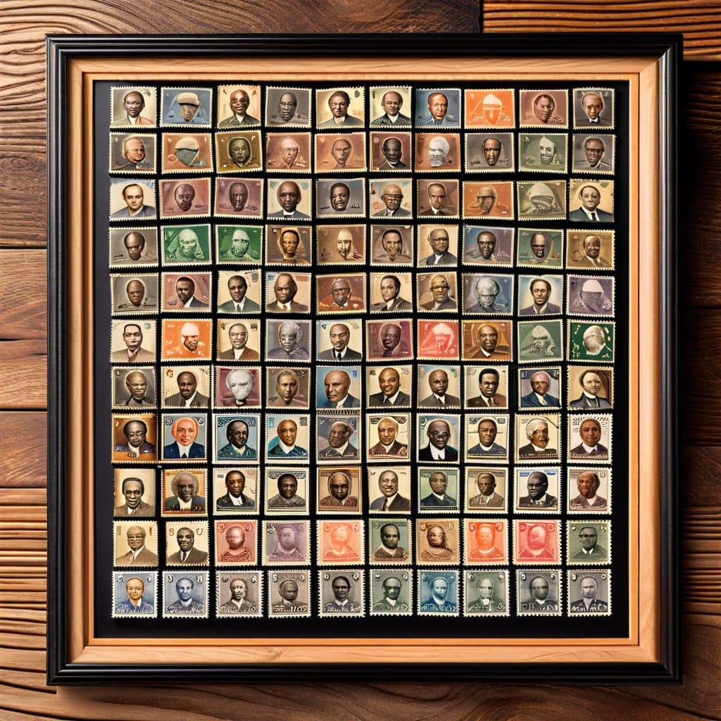 historical postage stamp frame