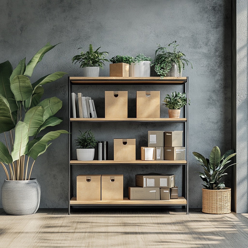 storage shelves