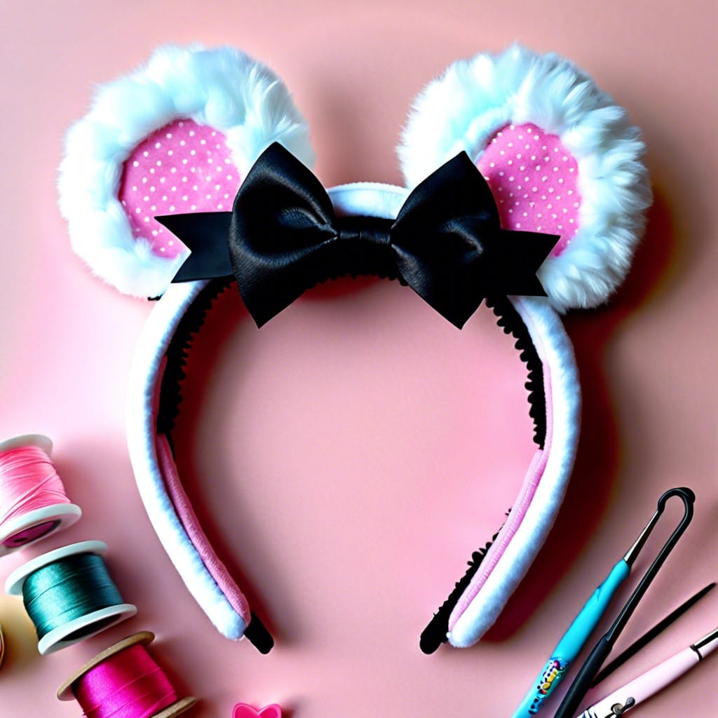 diy hello kitty ear headband craft