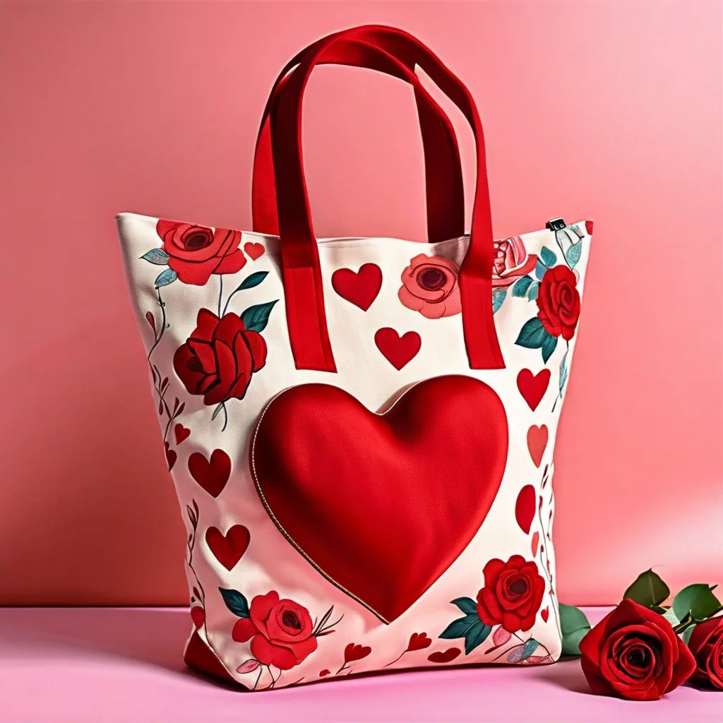 heart shaped tote bags