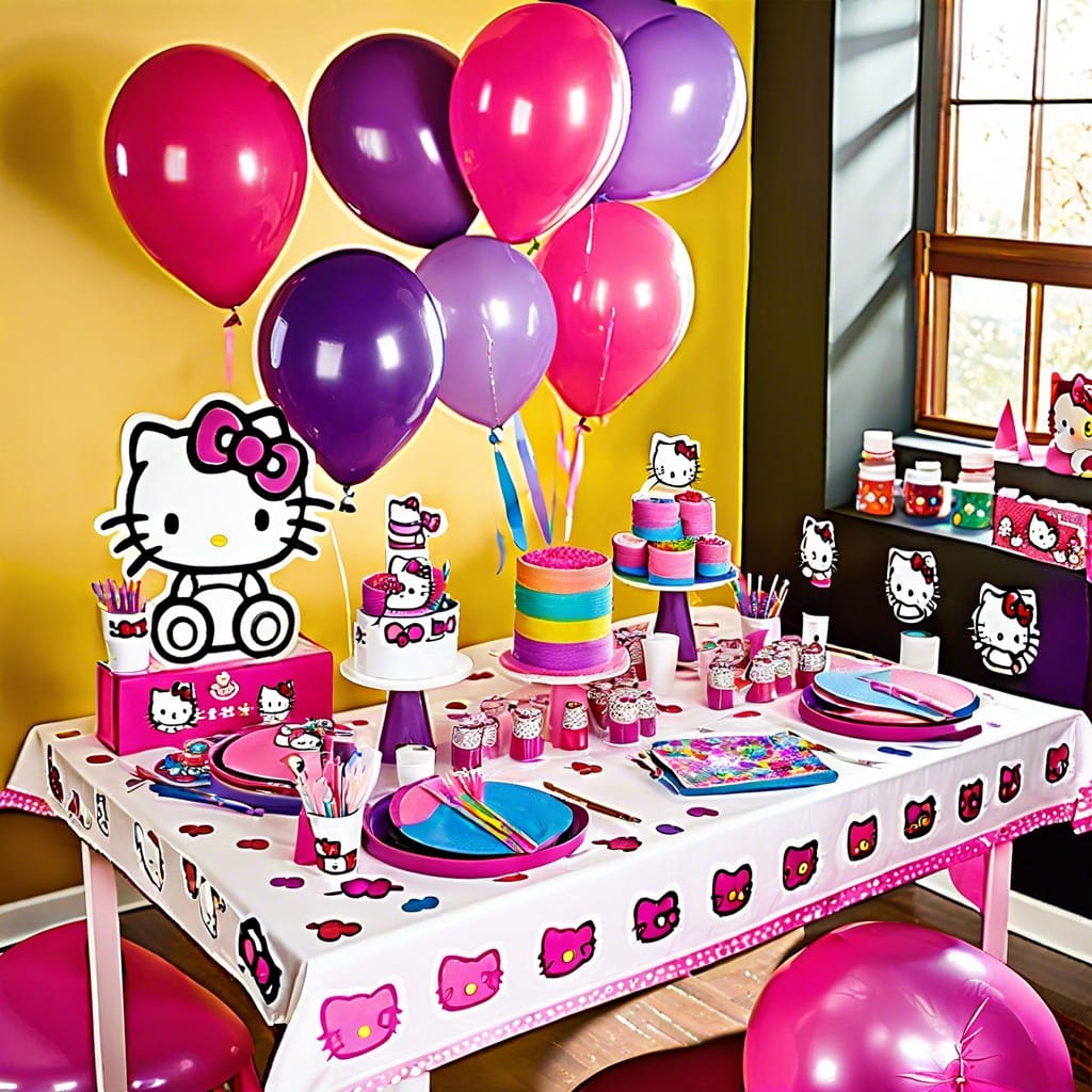 hello kitty arts and crafts table