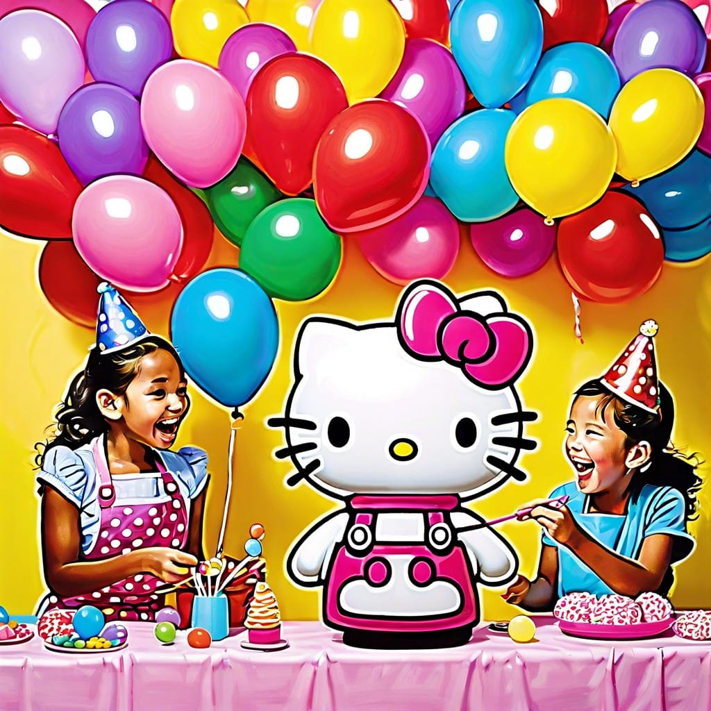 hello kitty balloon animal artist