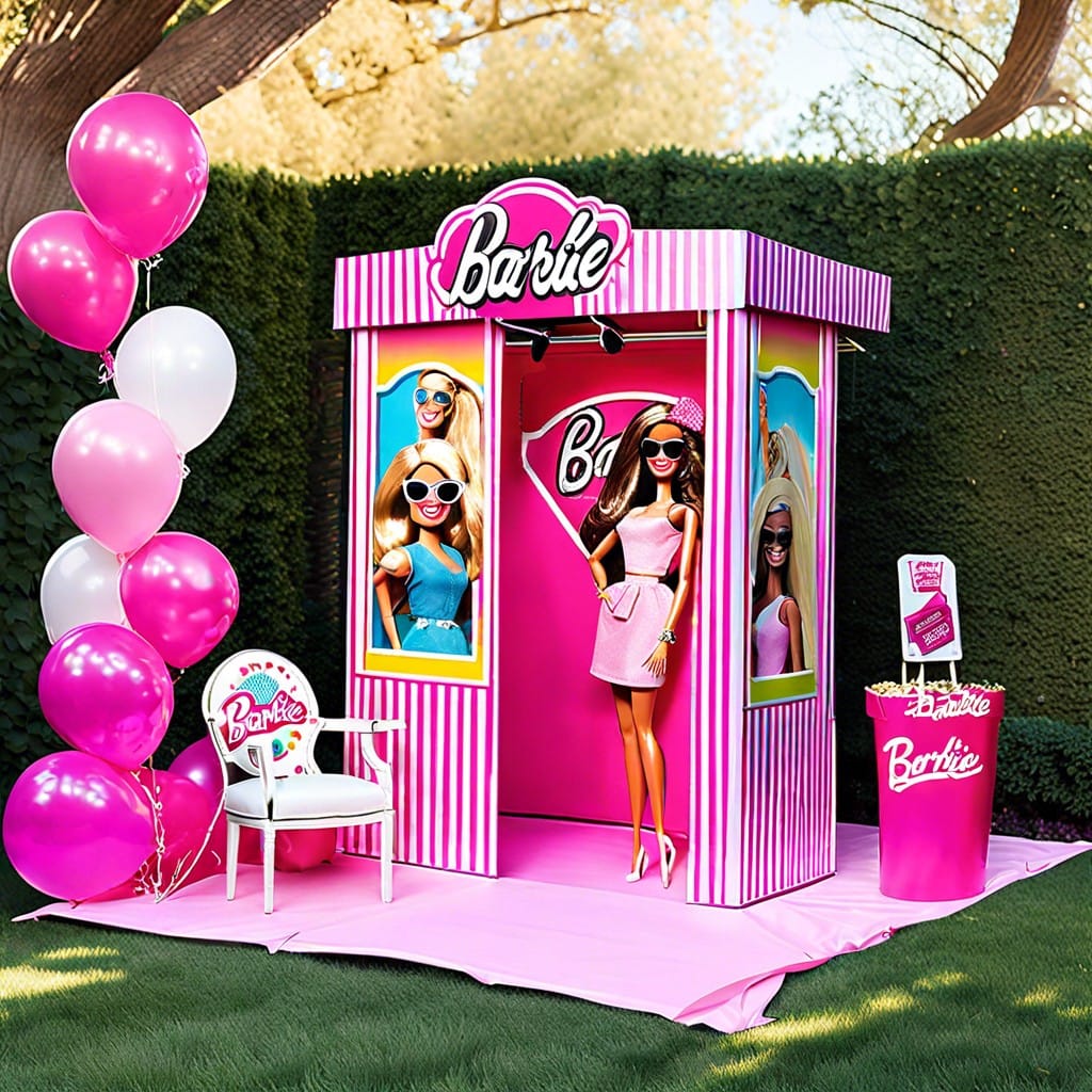 life size barbie box photo booth