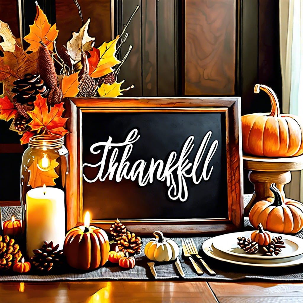 chalkboard thankful signs