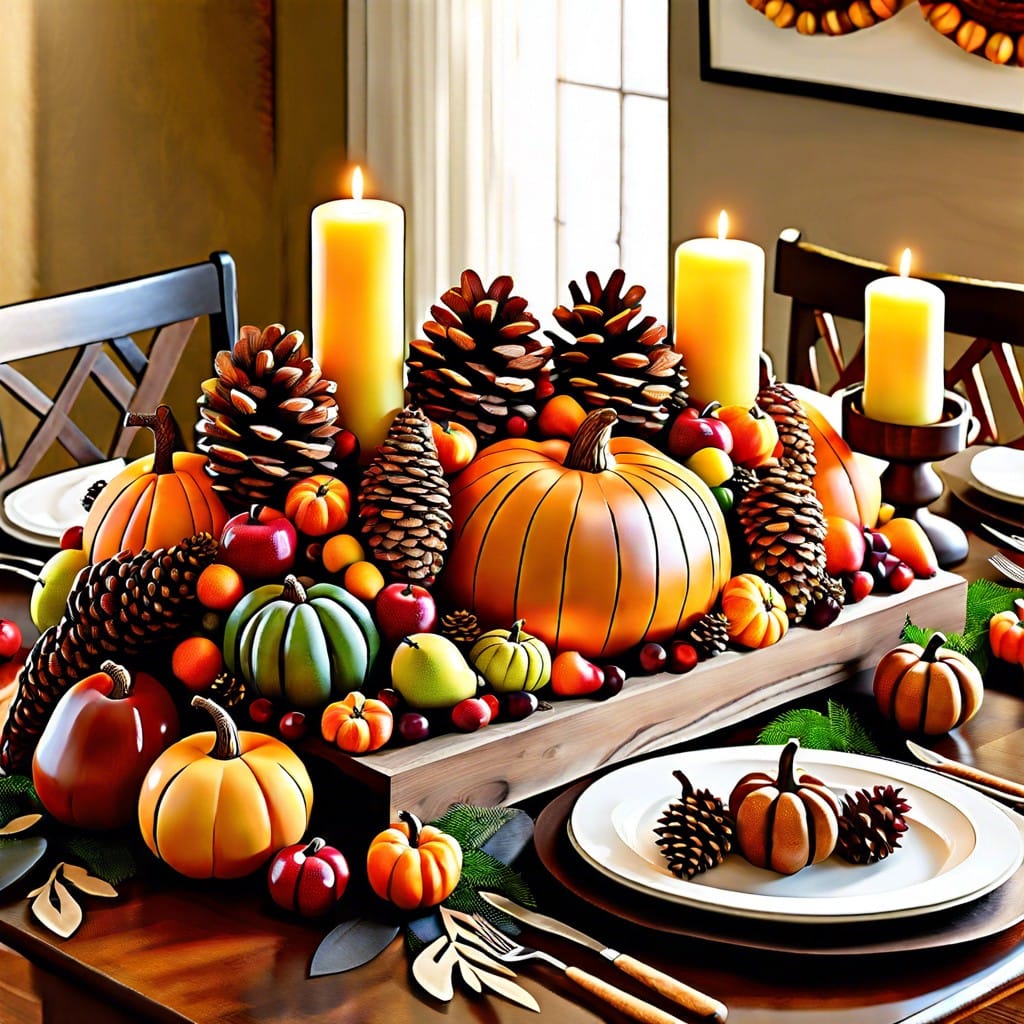 harvest fruit display