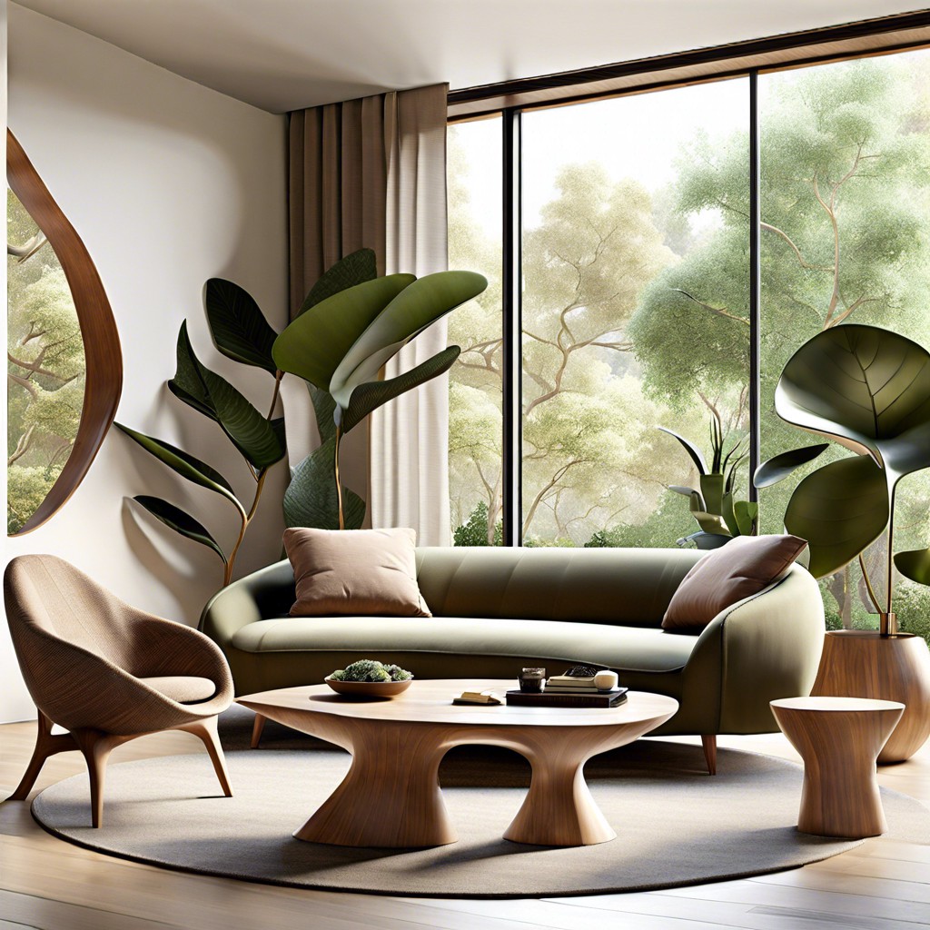 organic shapes in furniture design