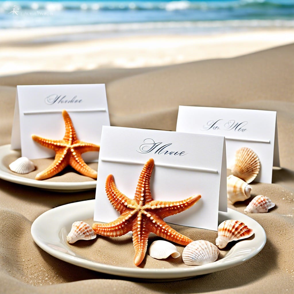 starfish place cards