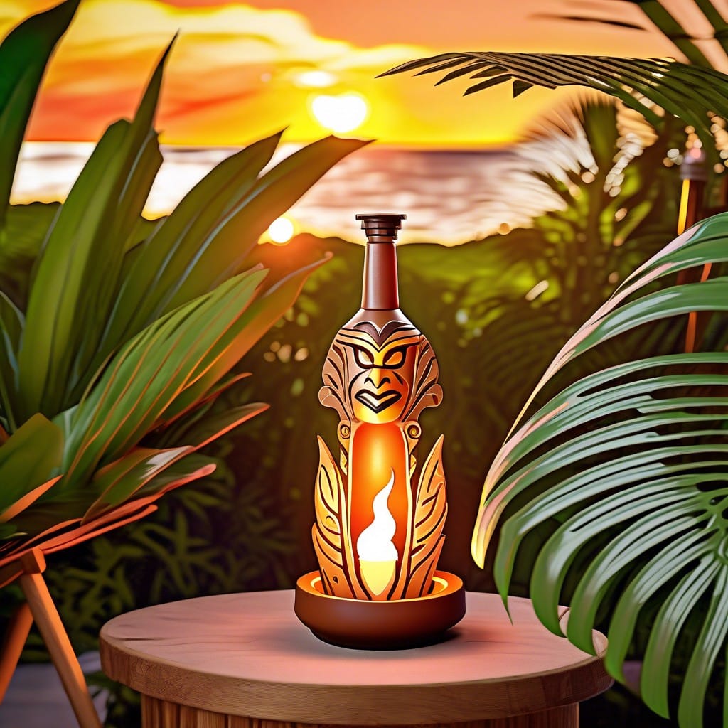 construct a tiki torch