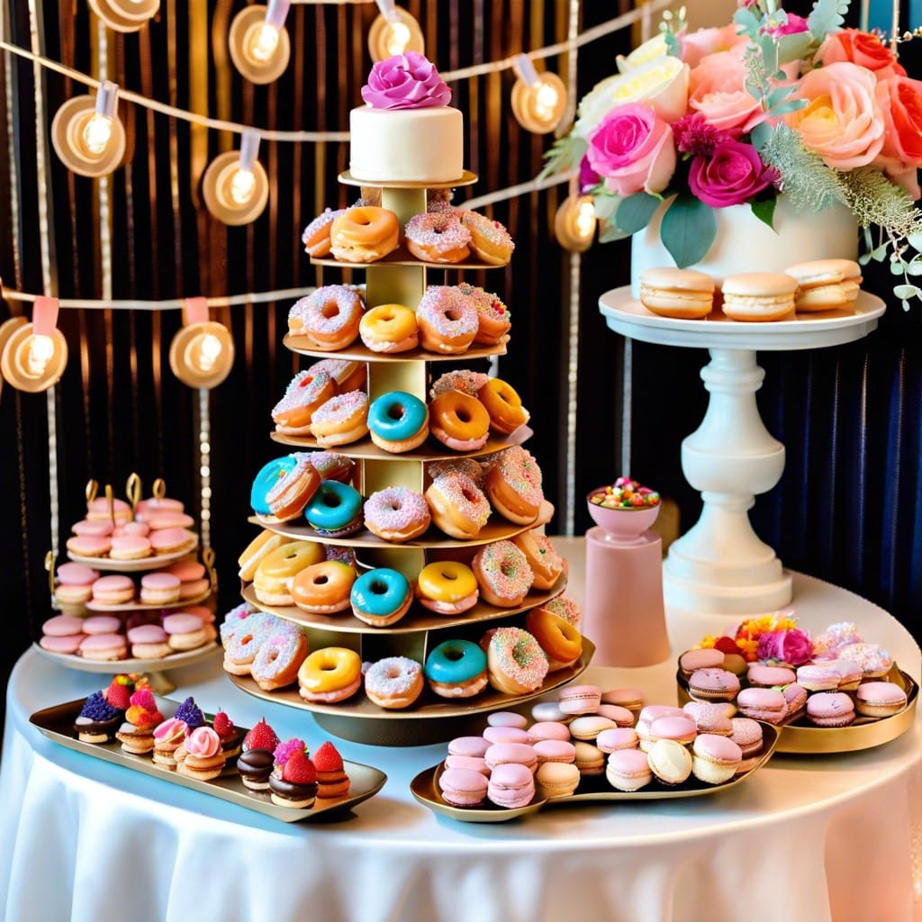 mini donut towers