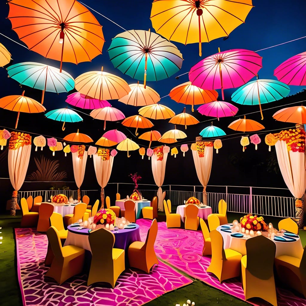 umbrella ceiling decor