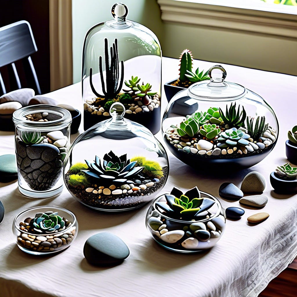 succulent terrariums