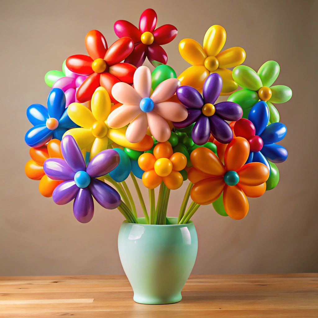 balloon flower arrangement