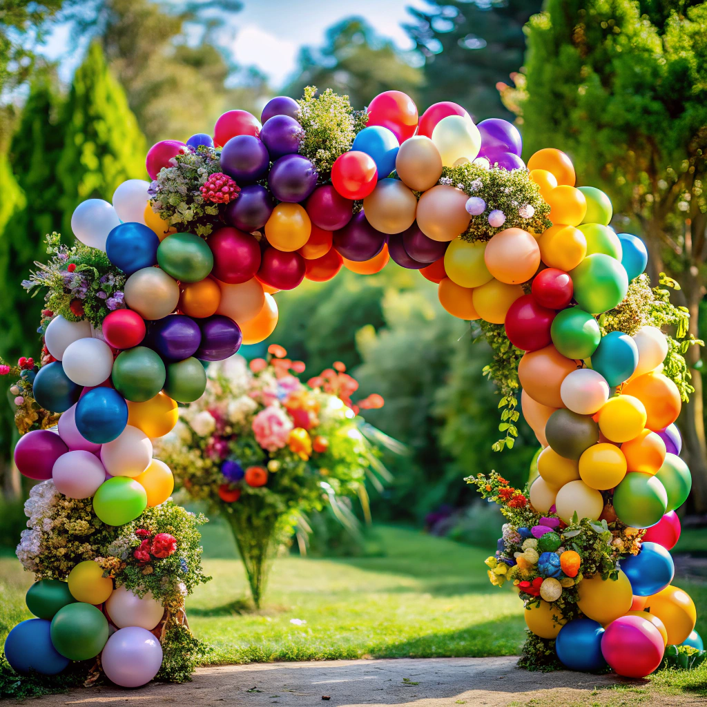 balloon garland arch