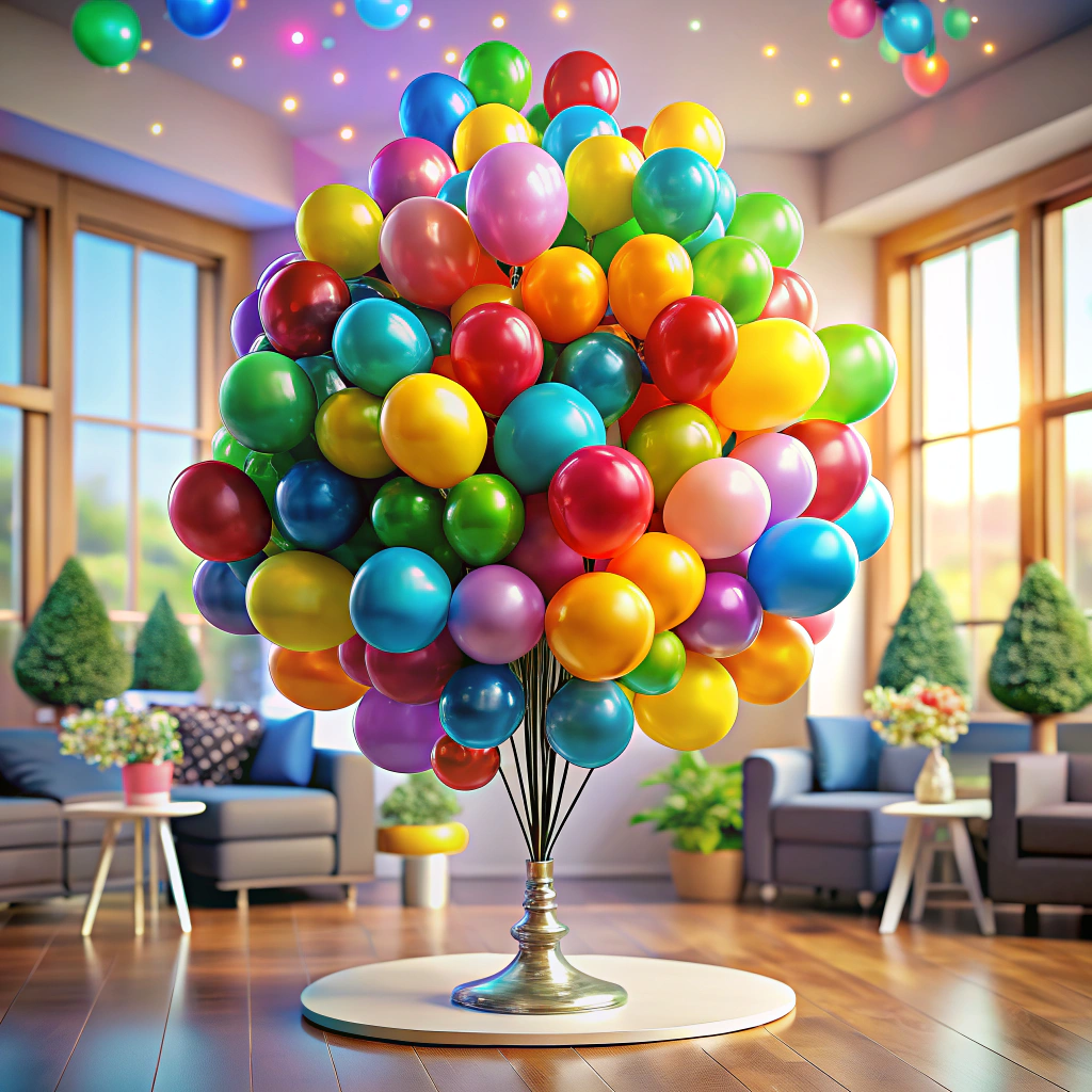 balloon tree stand