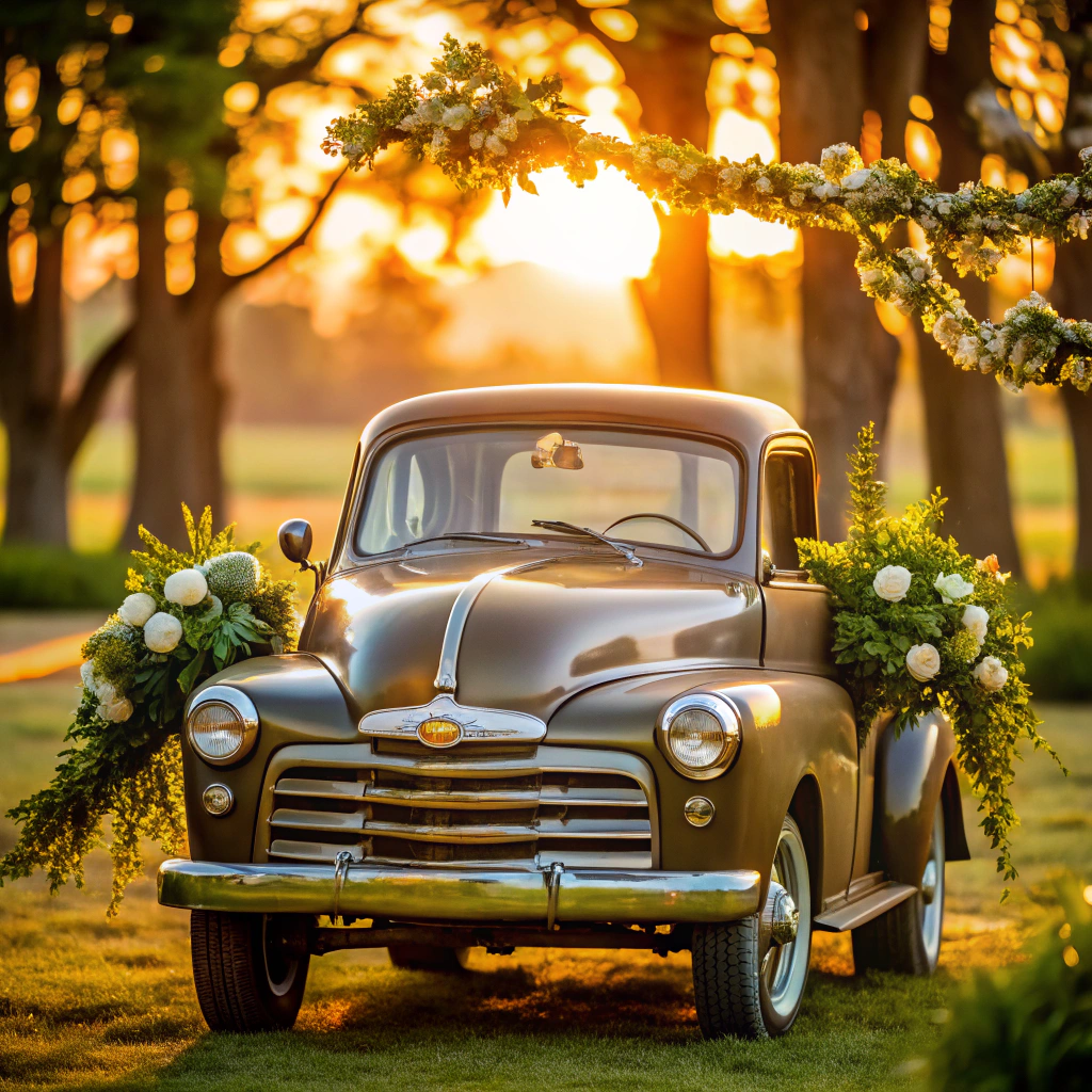 antique pickup truck